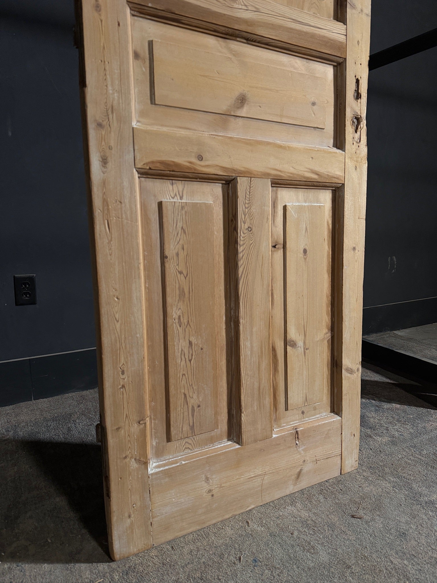 Antique 4 Panel Solid Single Door - 29.75x80.25 - N498