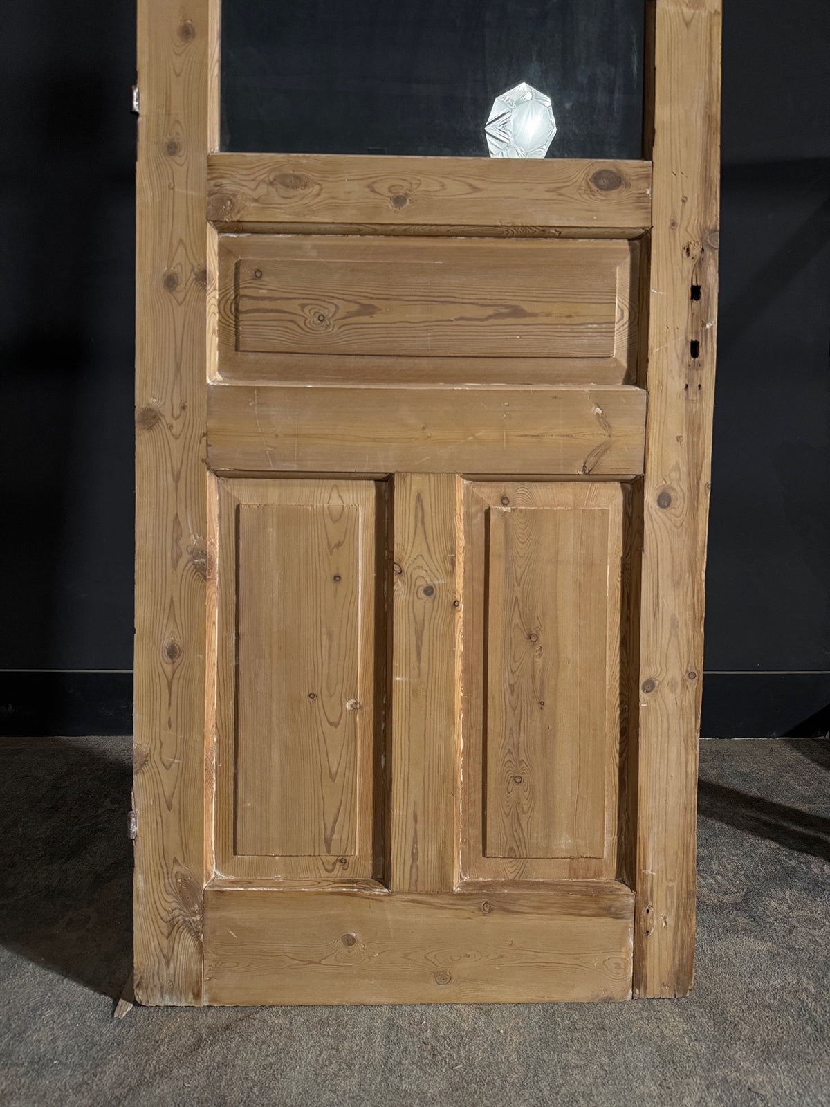 Antique Glass 3 Lite Single Door - 31.5x88.5 - N516