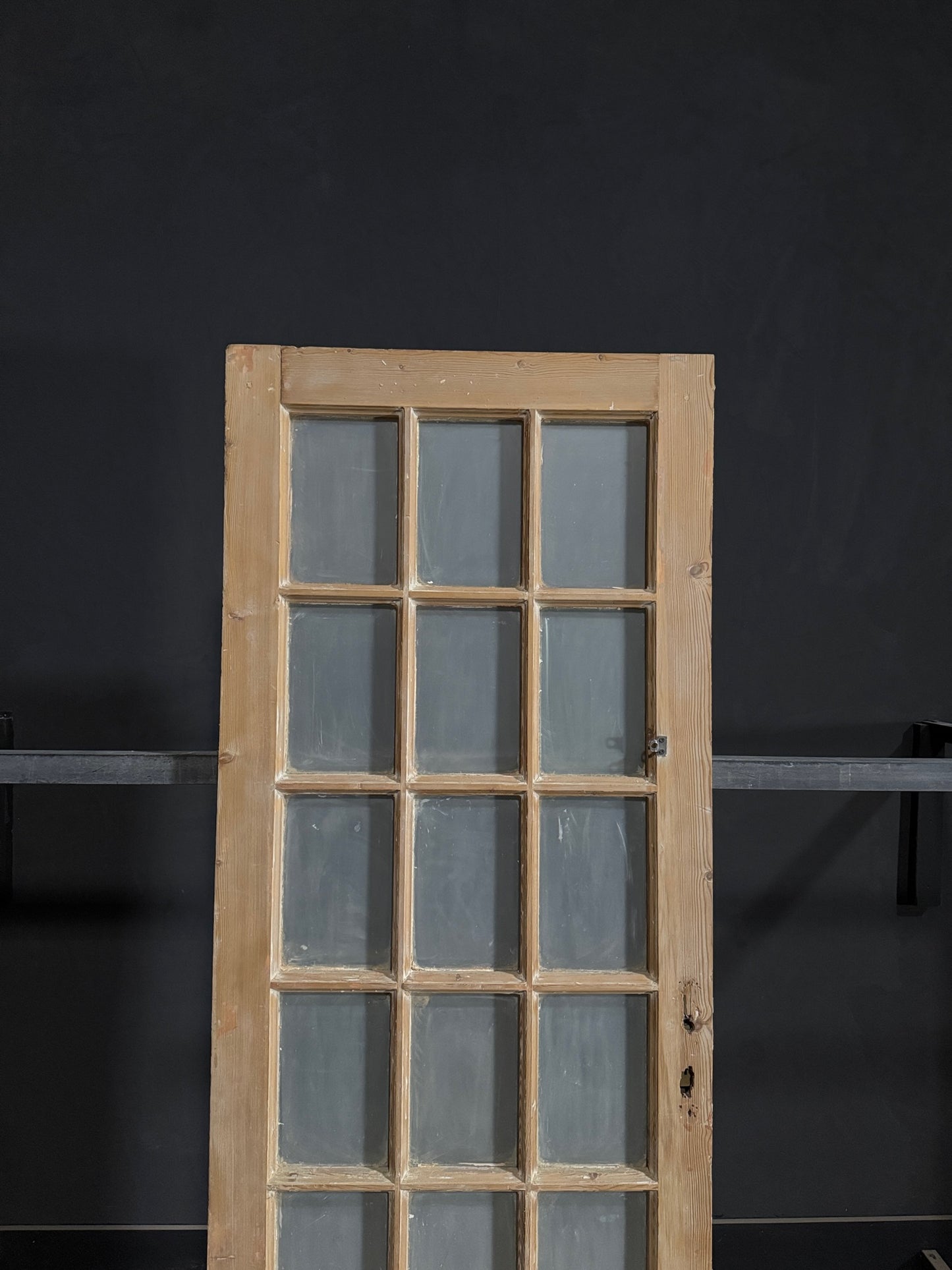 Antique Glass 15 Lite Single Door - 32.25x87 - N363