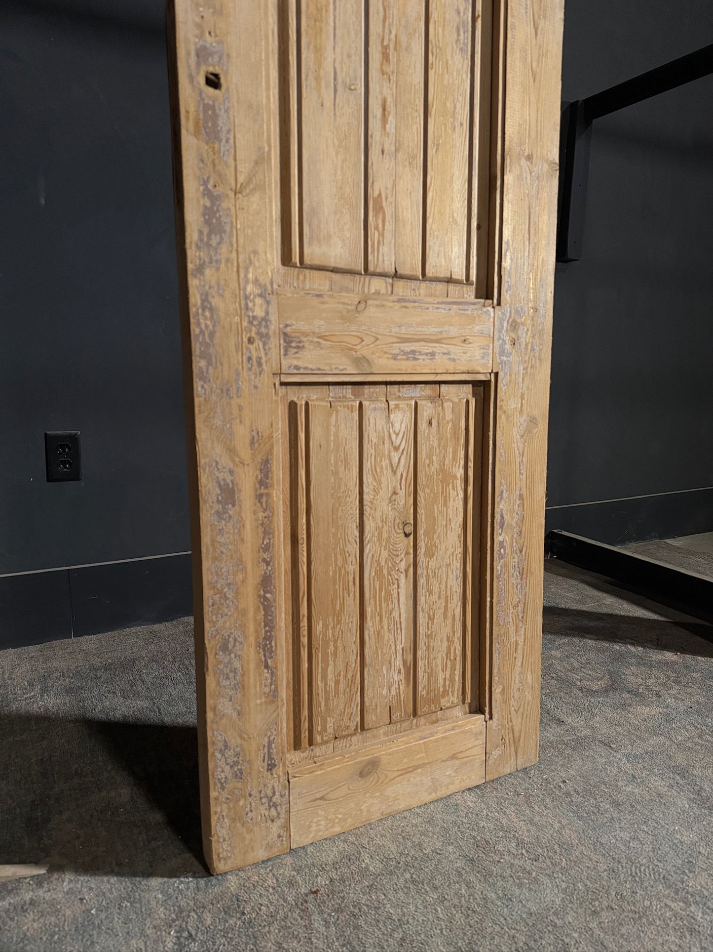 Antique Solid Single Door - 23.25x78.75 - N442