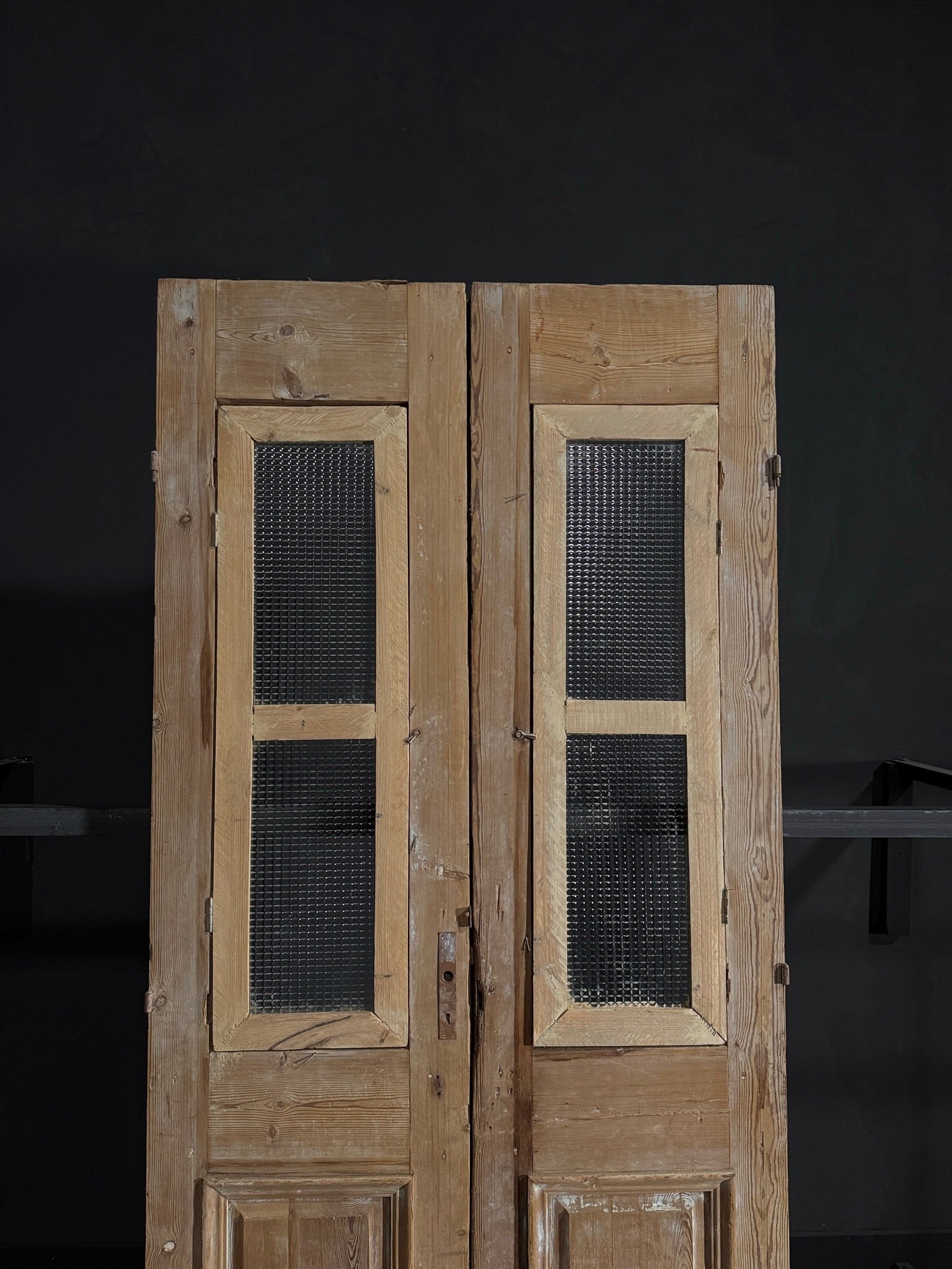Antique Iron Single Door - 44.25x98 - N37