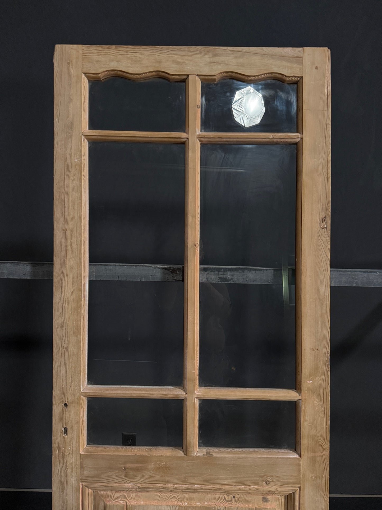 Antique Glass 6 Lite Single Door - 32.25x85.5 - N399