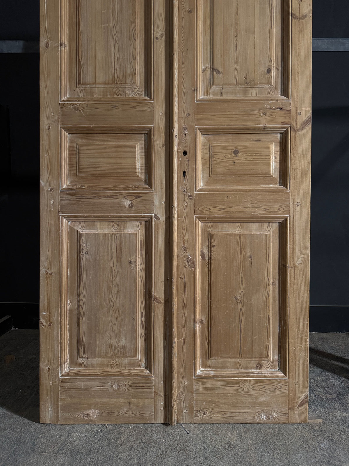 Antique Solid Double Doors - 41.5x96.5 - N538