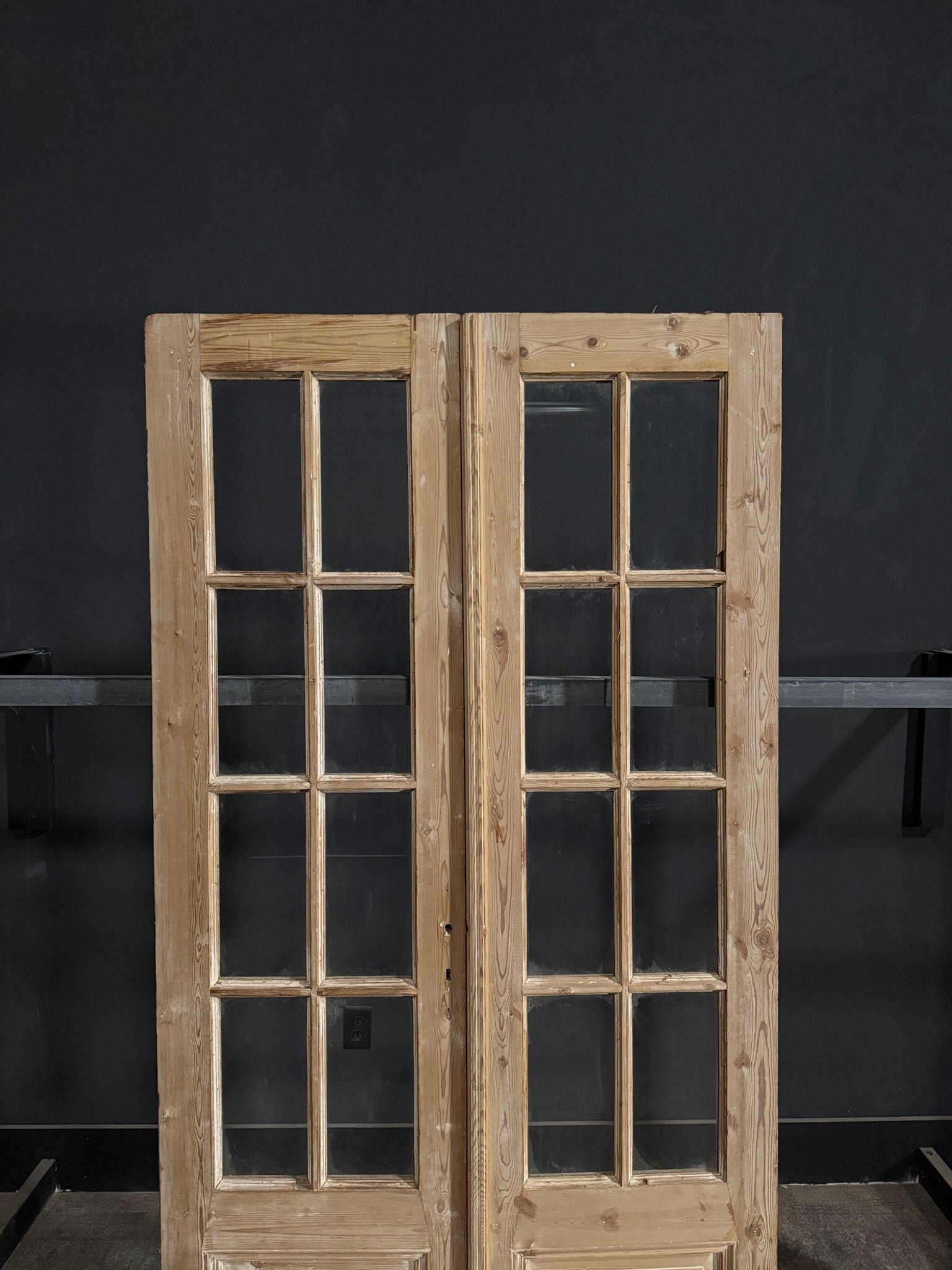 Antique Glass 8 Lite French Doors - 43x84.75 - N372