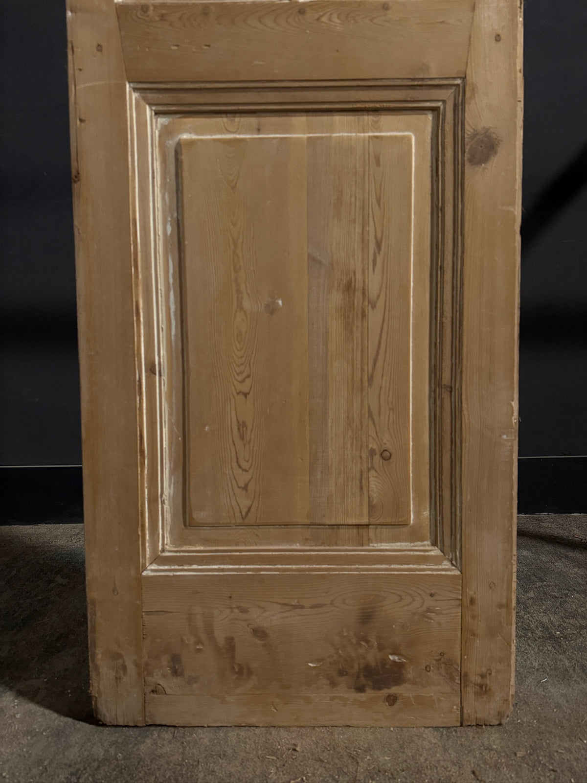 Antique Raised Panel Glass Pantry Door - 24x90 - N776