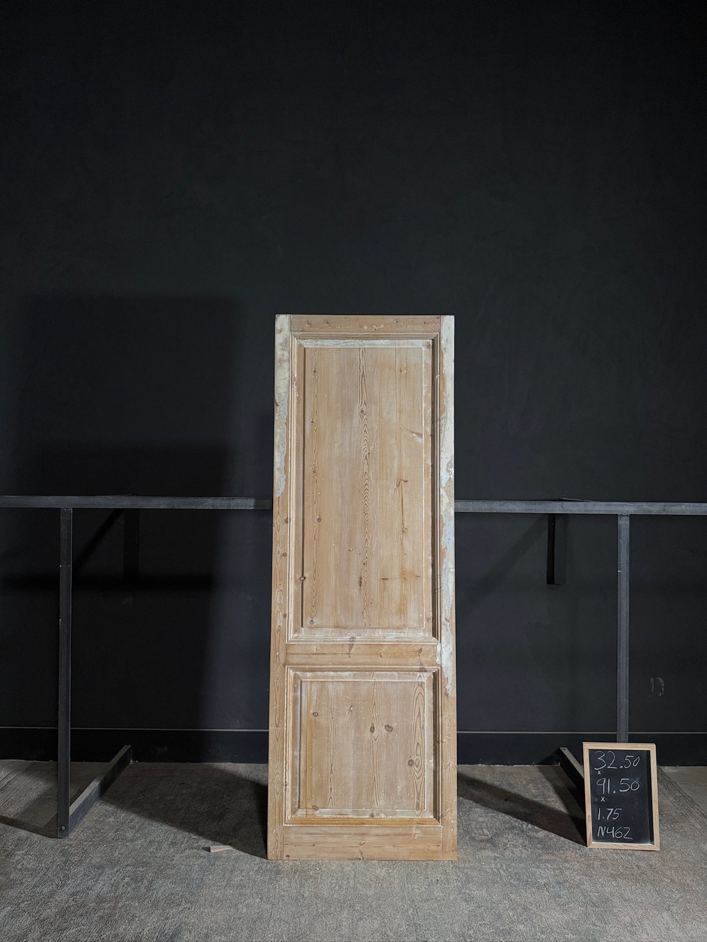 Antique 2 Panel Solid Single Door - 32.5x91.5 - N462