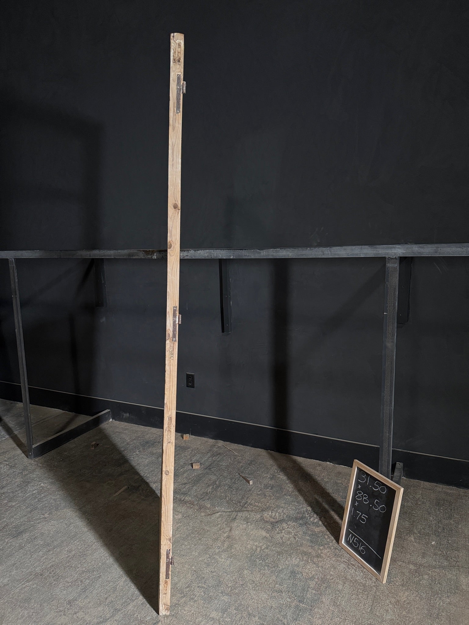 Antique Glass 3 Lite Single Door - 31.5x88.5 - N516