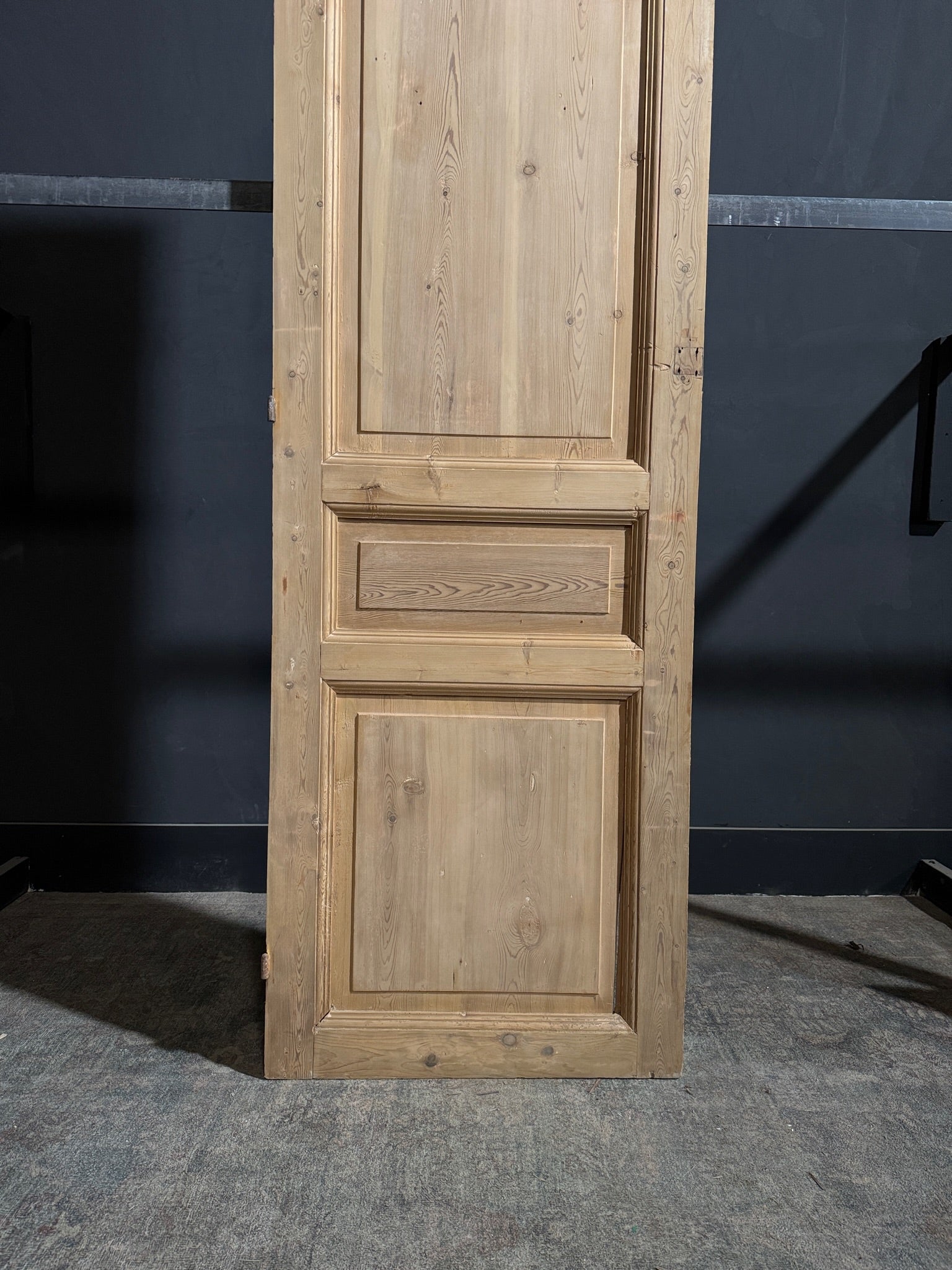 Antique 3 Panel Solid Single Door - 28x92 - N253