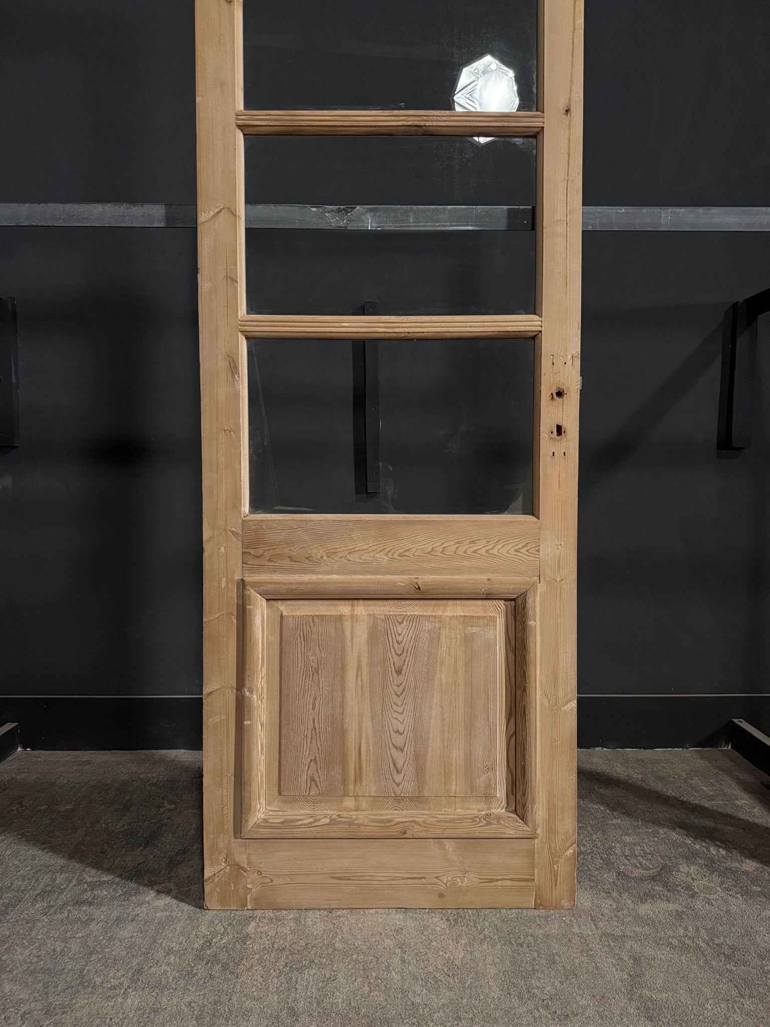 Antique Glass 3 Lite Single Door - 31.75x85.75 - N354