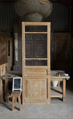 Antique Glass 3 Lite Door - 31.5x92.5 - L637