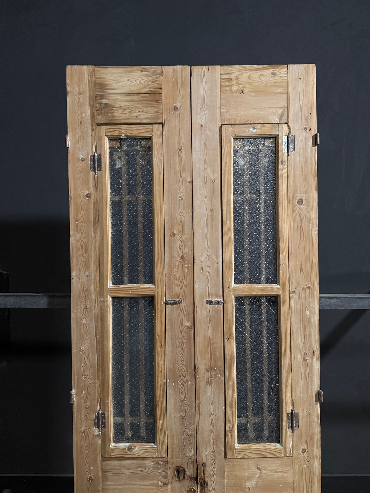 Antique Iron French Doors - 36.5x94 - N685