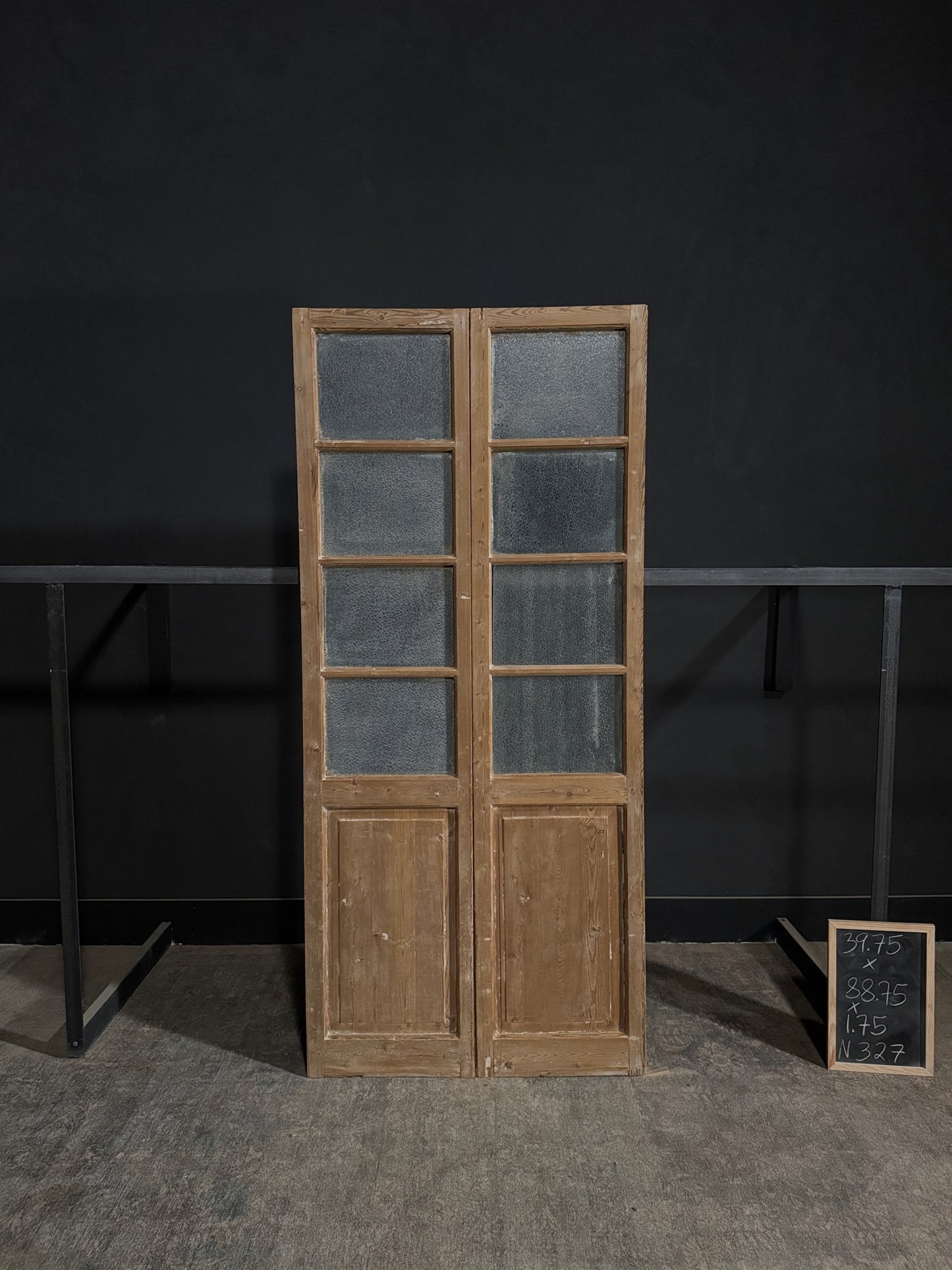 Antique Solid Double Doors - 39.75x88.75 - N327