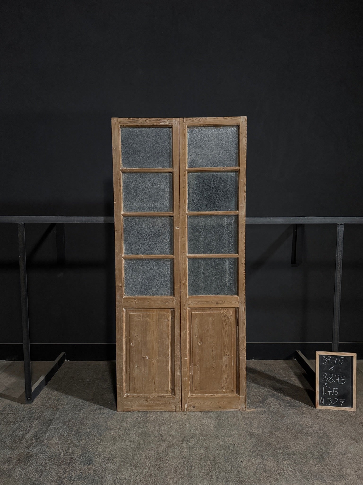 Antique Solid Double Doors - 39.75x88.75 - N327