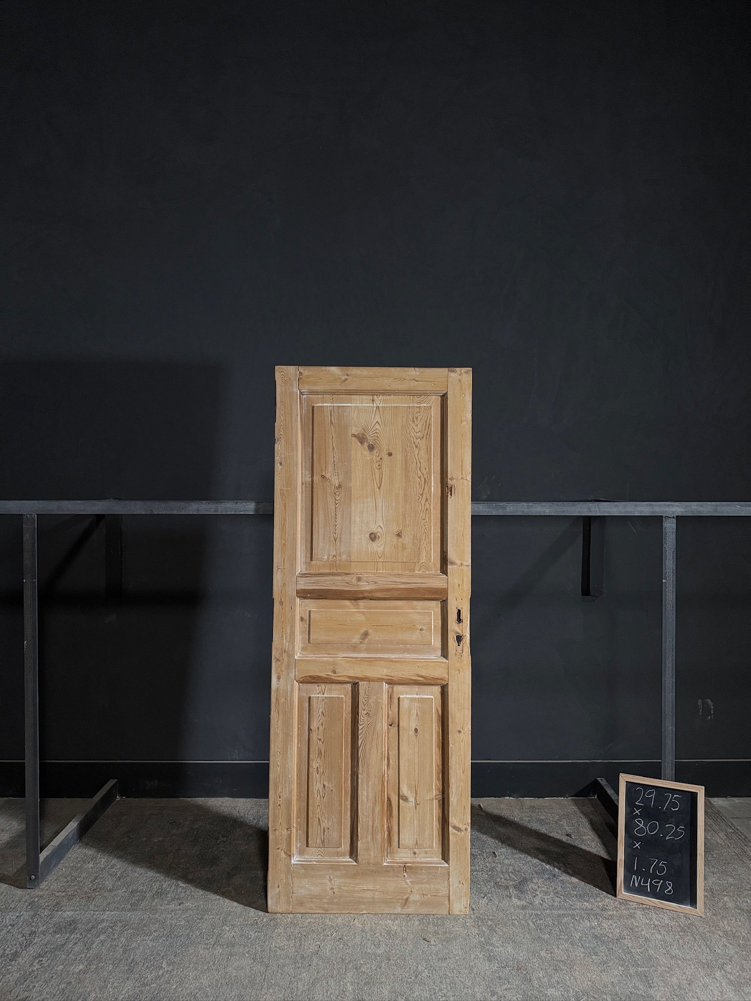 Antique 4 Panel Solid Single Door - 29.75x80.25 - N498