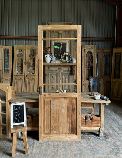 European Antique Glass Door - 32.5x88 E311 - Magnolia Antique Door Co.