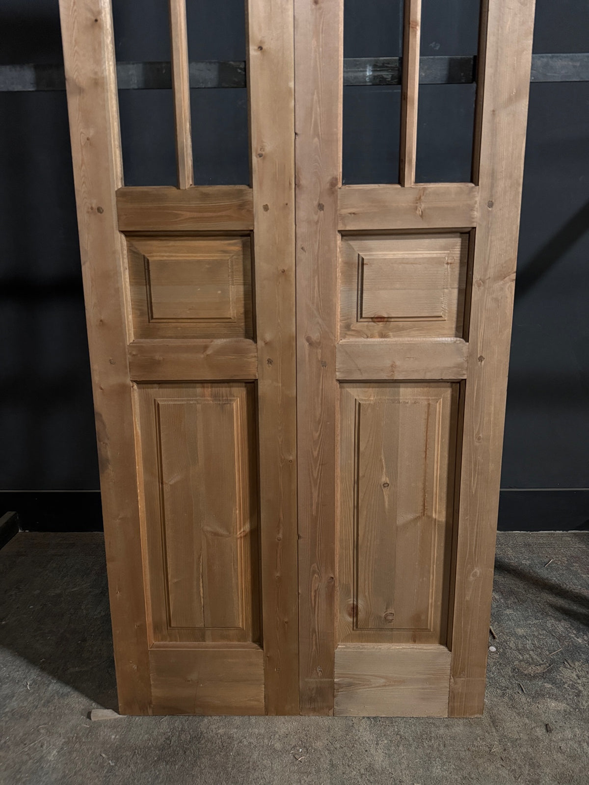 Handcrafted Glass 4 Lite French Doors - 36x96 - N724