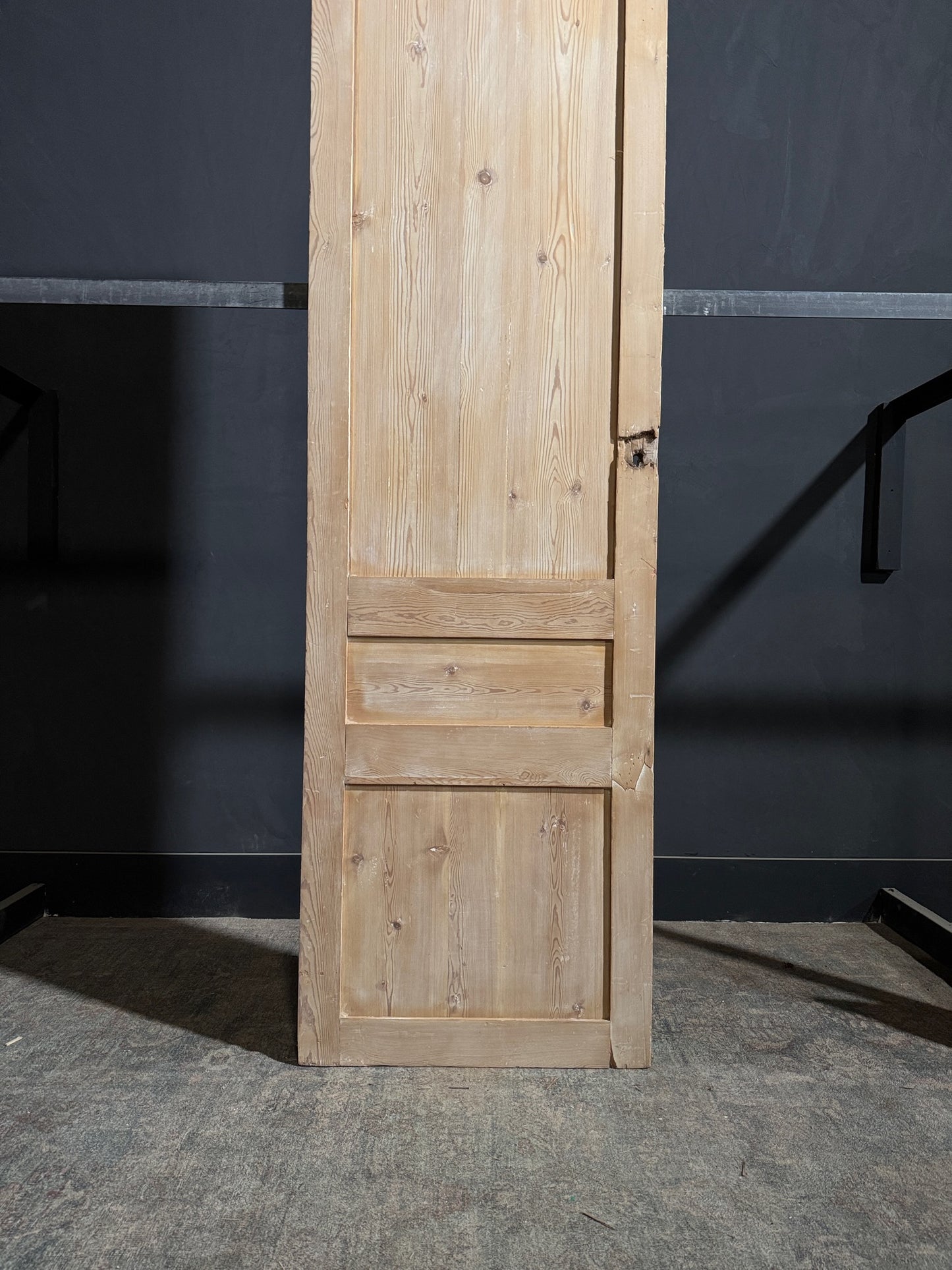 Antique 3 Panel Solid Single Door - 27x93.75 - N254