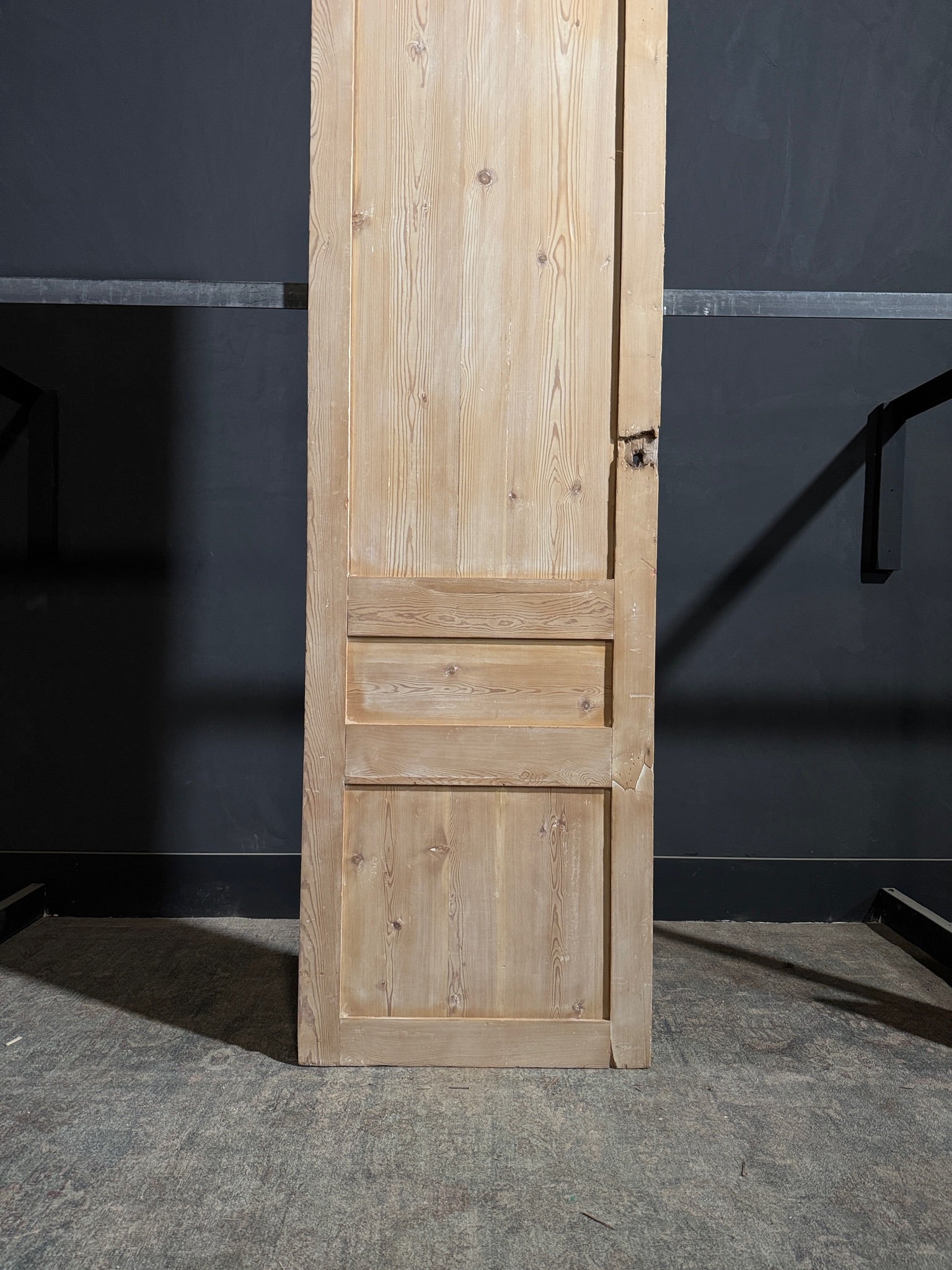 Antique 3 Panel Solid Single Door - 27x93.75 - N254