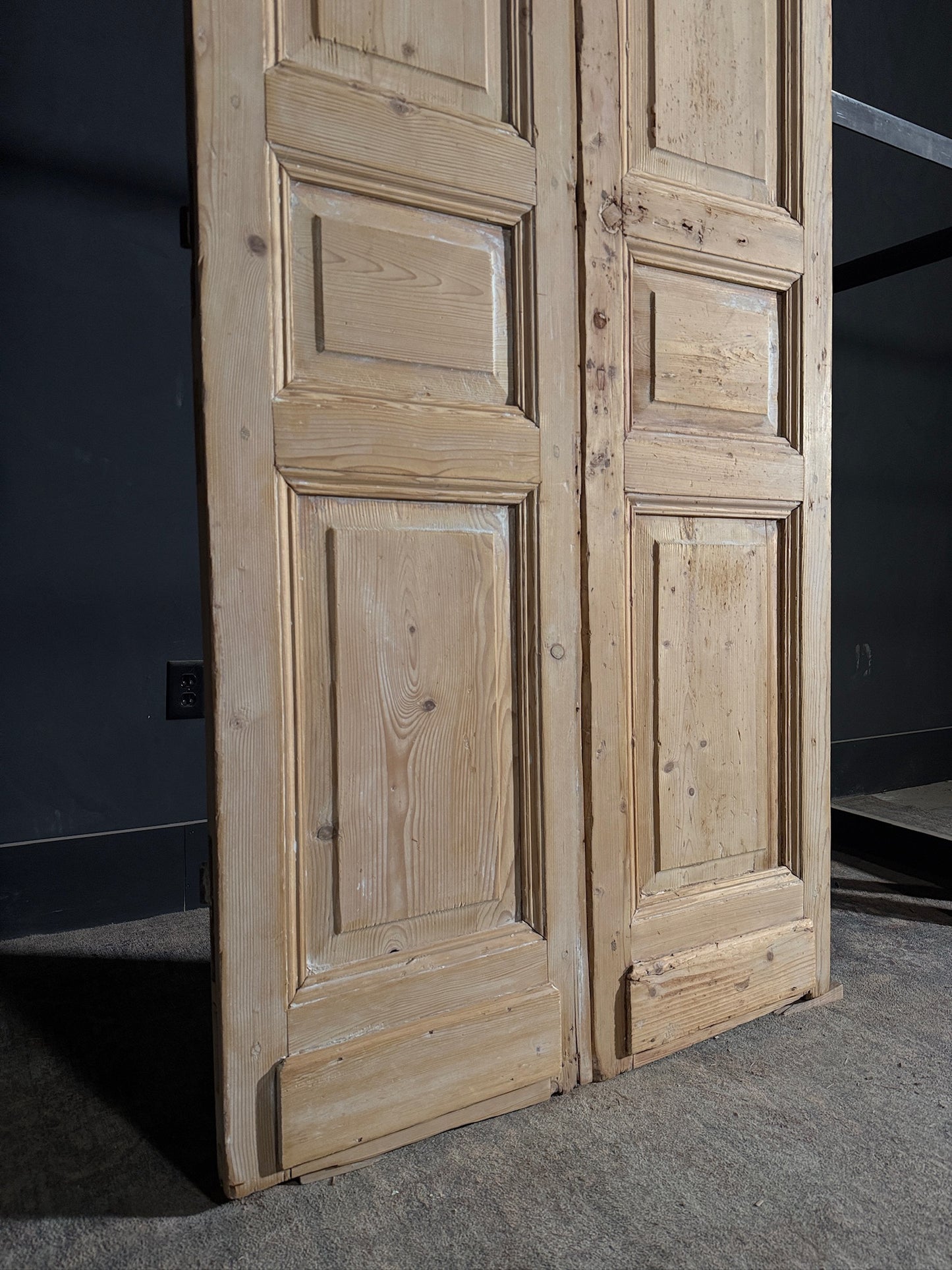 Antique Solid Double Doors - 39.5x94.25 - N481