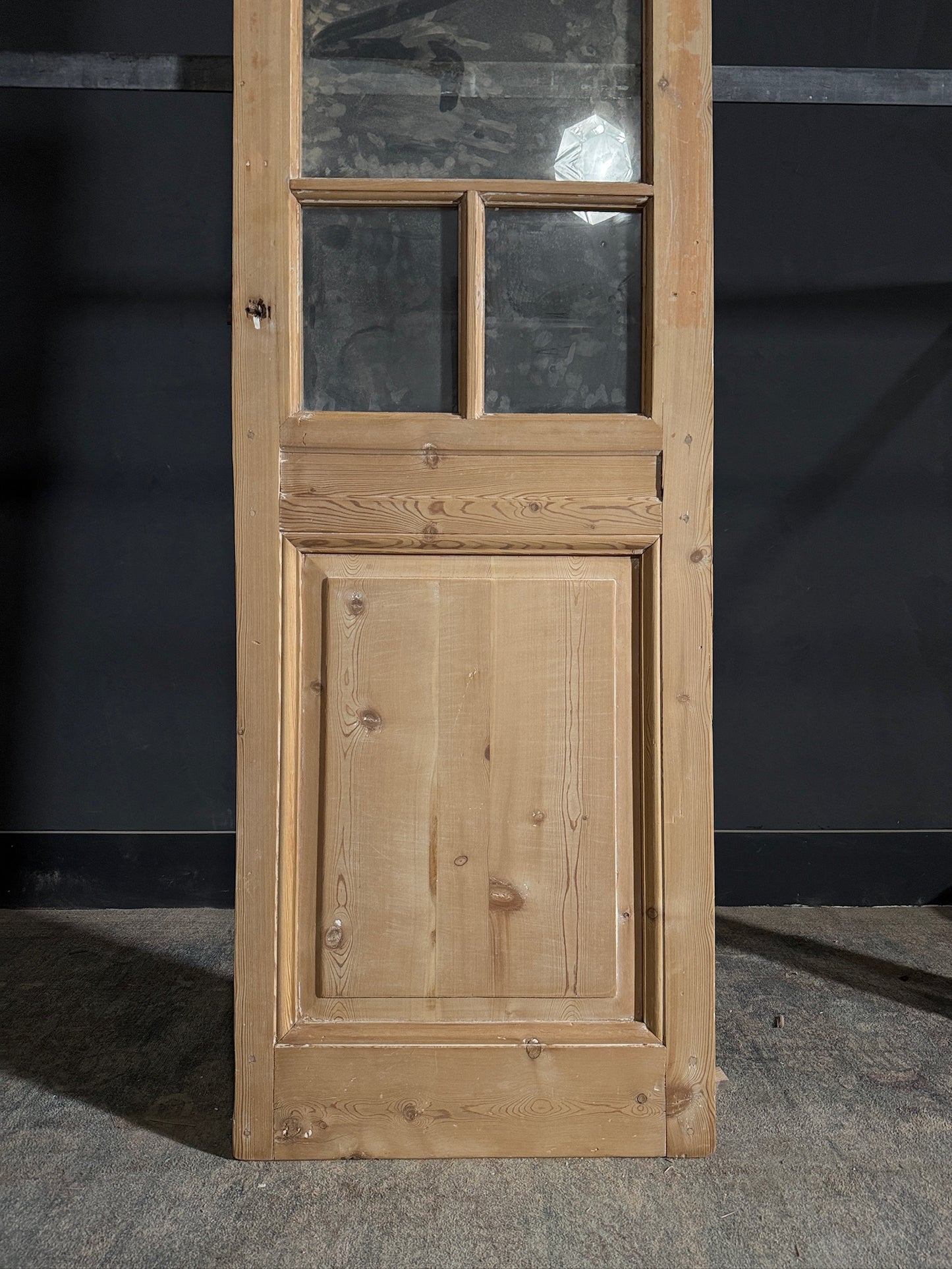 Antique Glass Single Door - 25.75x92.75 - N477