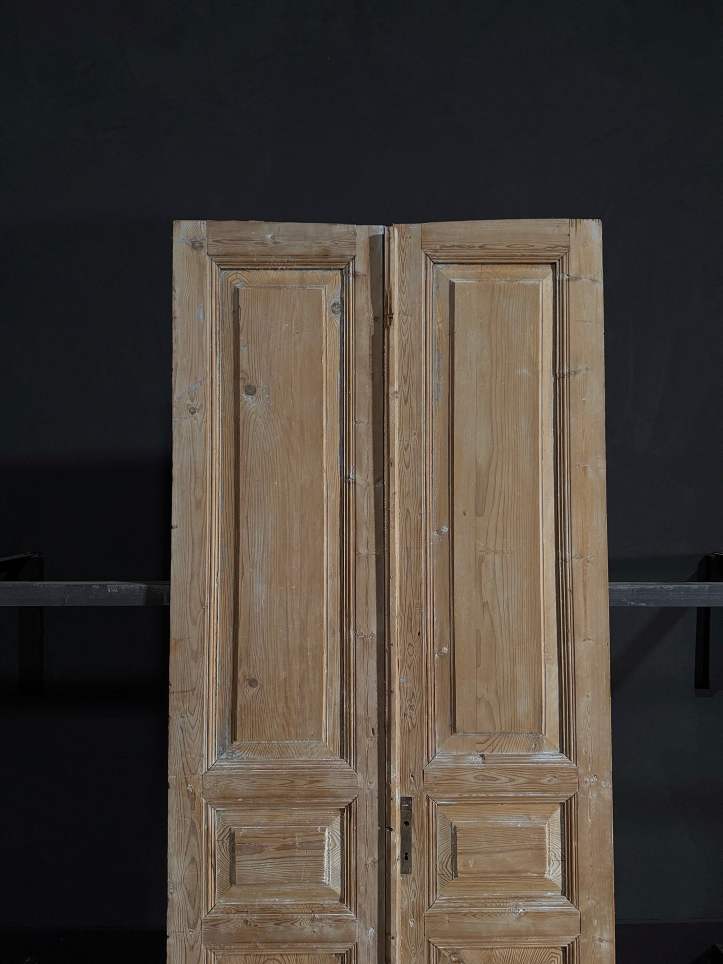 Antique 3 Panel Double Doors - 39.5x93.5 - N32