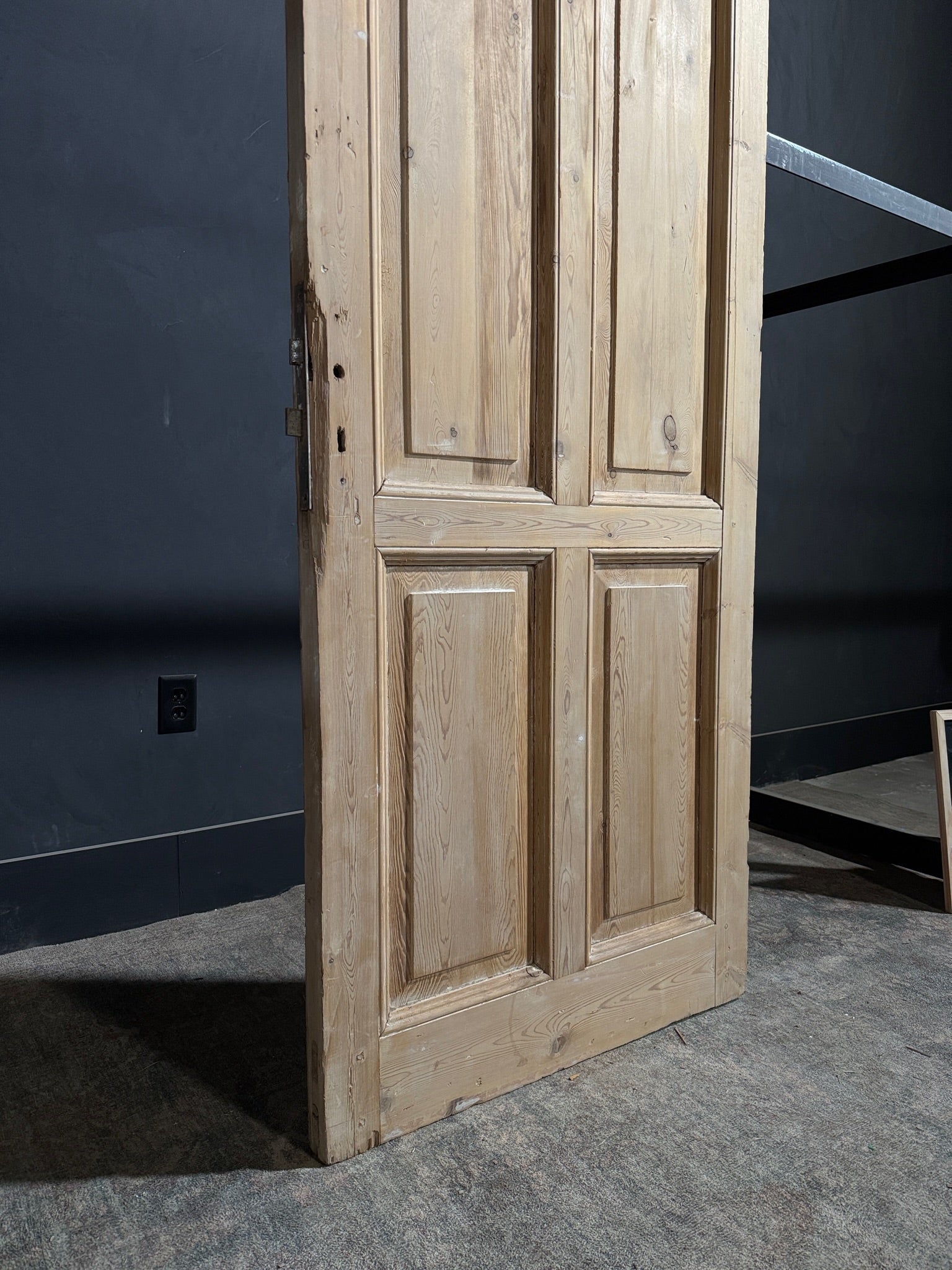 Antique 4 Panel Solid Single Door - 32.5x86.5 - N252