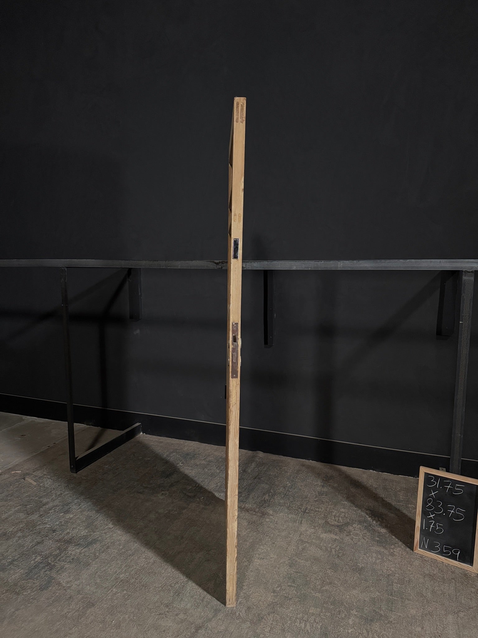 Antique Obscured Glass 4 Lite Single Door - 31.75x83.75 - N359