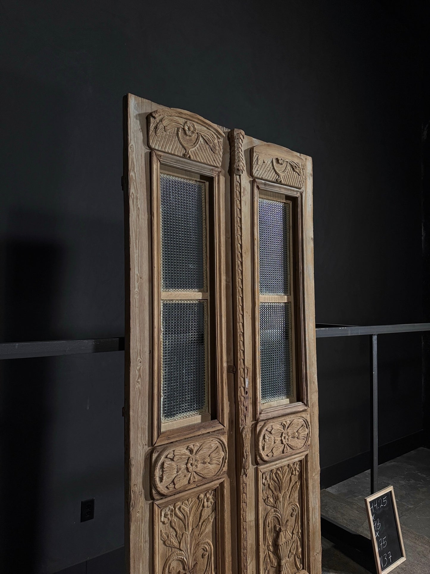 Antique Iron Single Door - 44.25x98 - N37