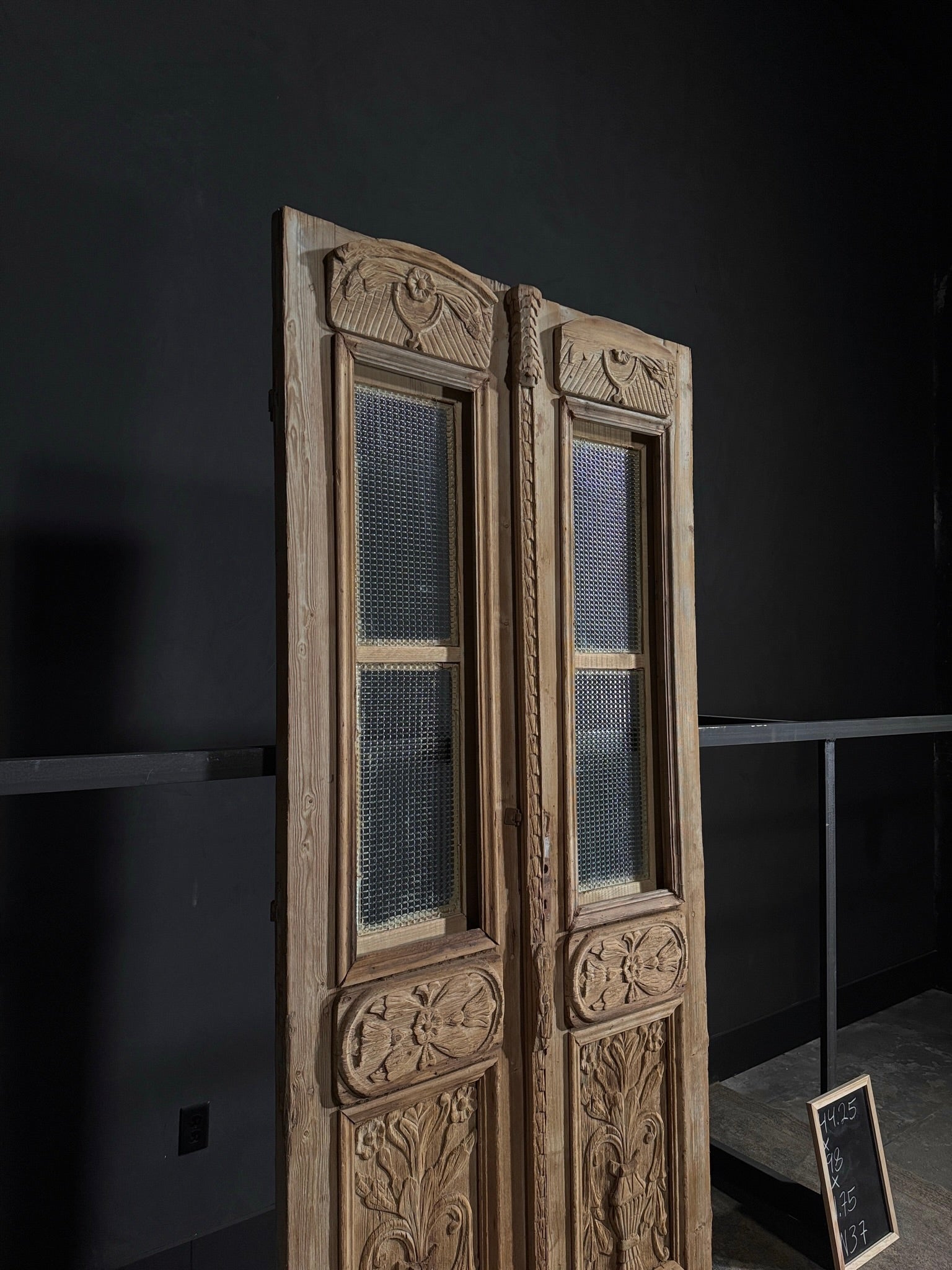 Antique Iron Single Door - 44.25x98 - N37