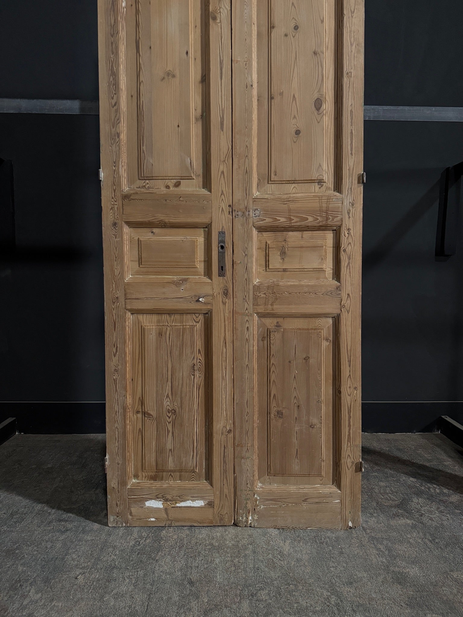 Antique Solid Double Doors - 35.75x94 - N324