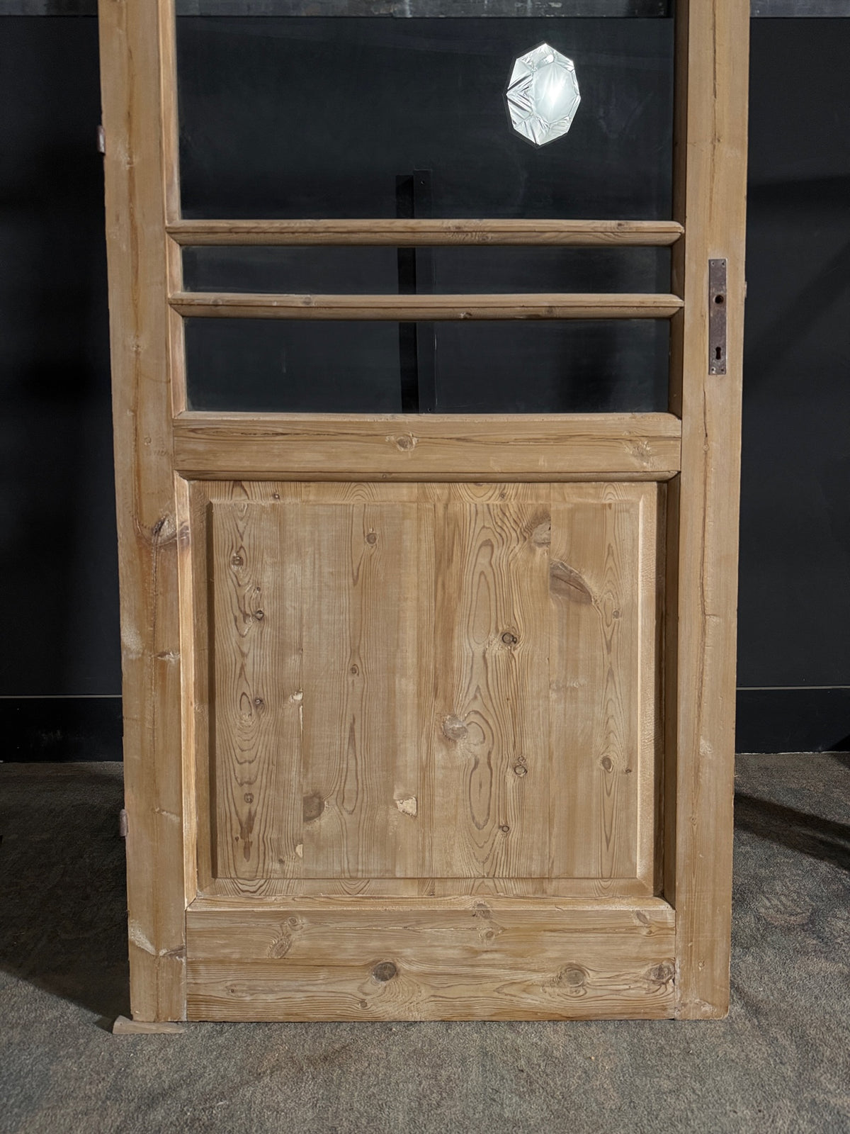 Antique Glass 3 Lite Single Door - 35.25x85.75 - N517