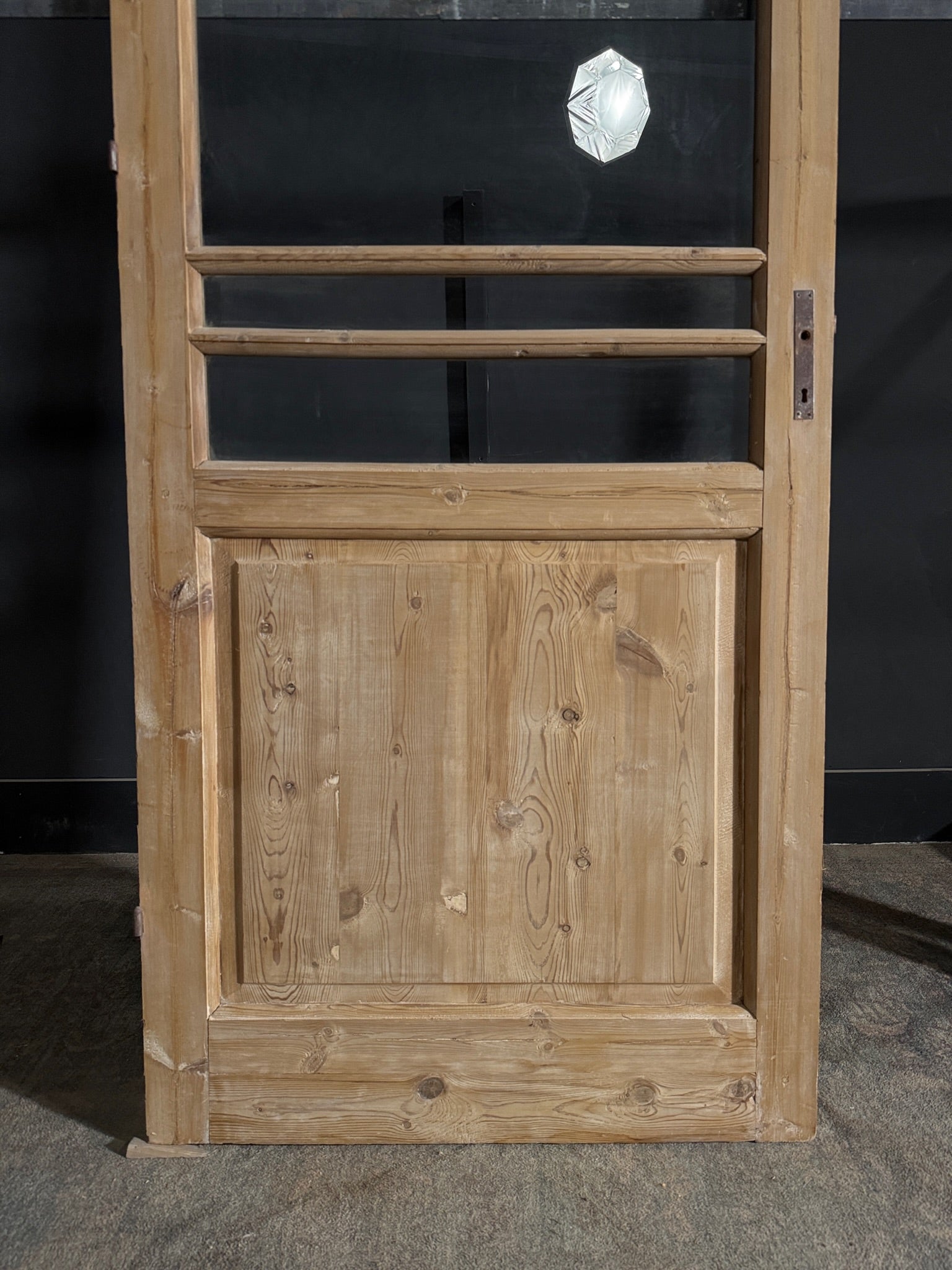 Antique Glass 3 Lite Single Door - 35.25x85.75 - N517