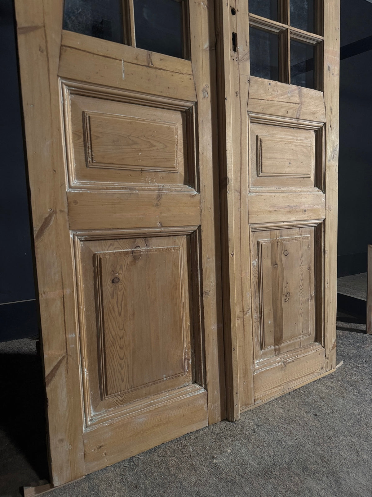Antique Glass 14 Lite French Doors - 42.5x95 - N542