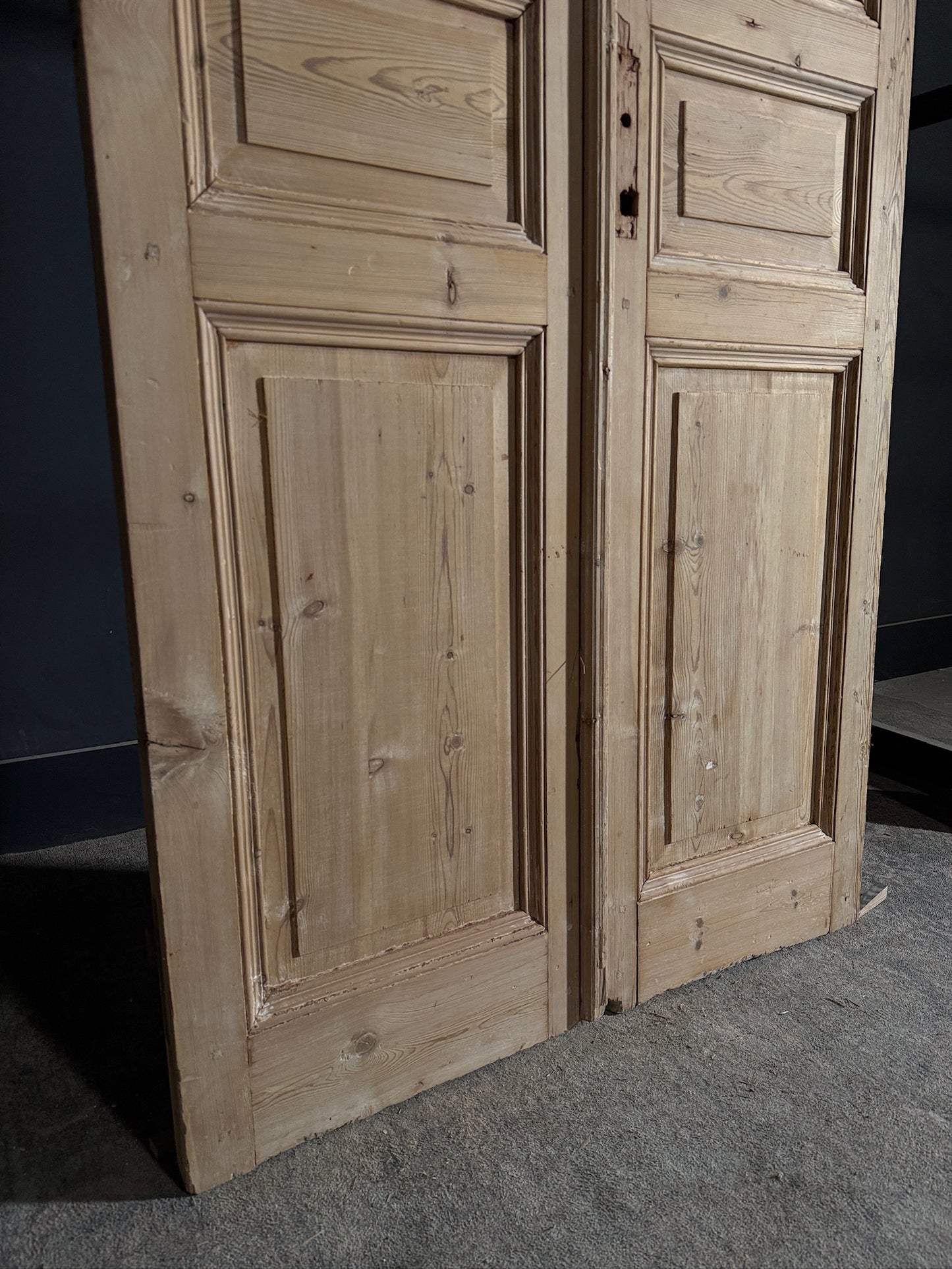 Antique Solid Double Doors - 43x99 - N423