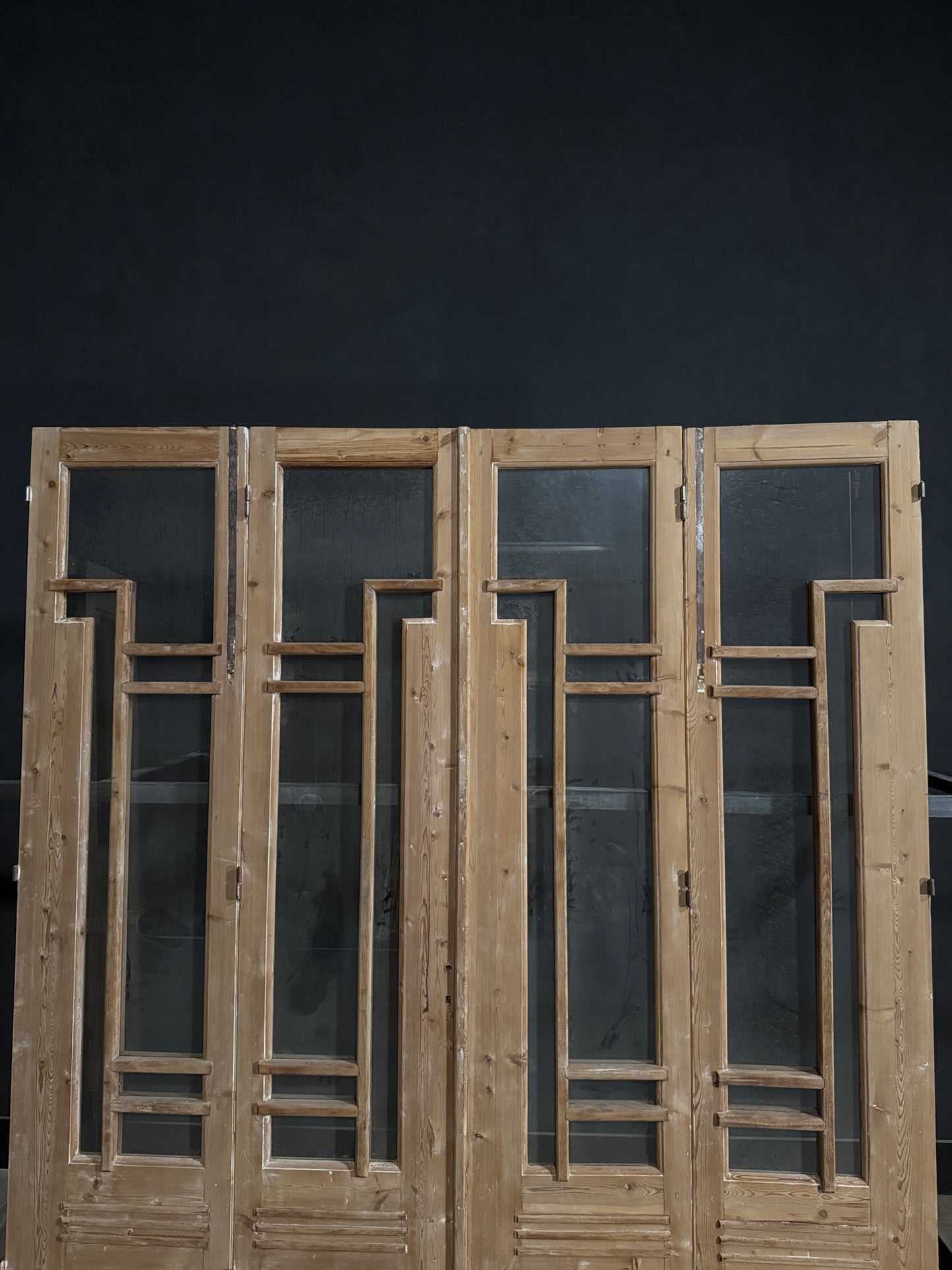Antique Glass Bi-Fold Doors - 92x97.75 - N392