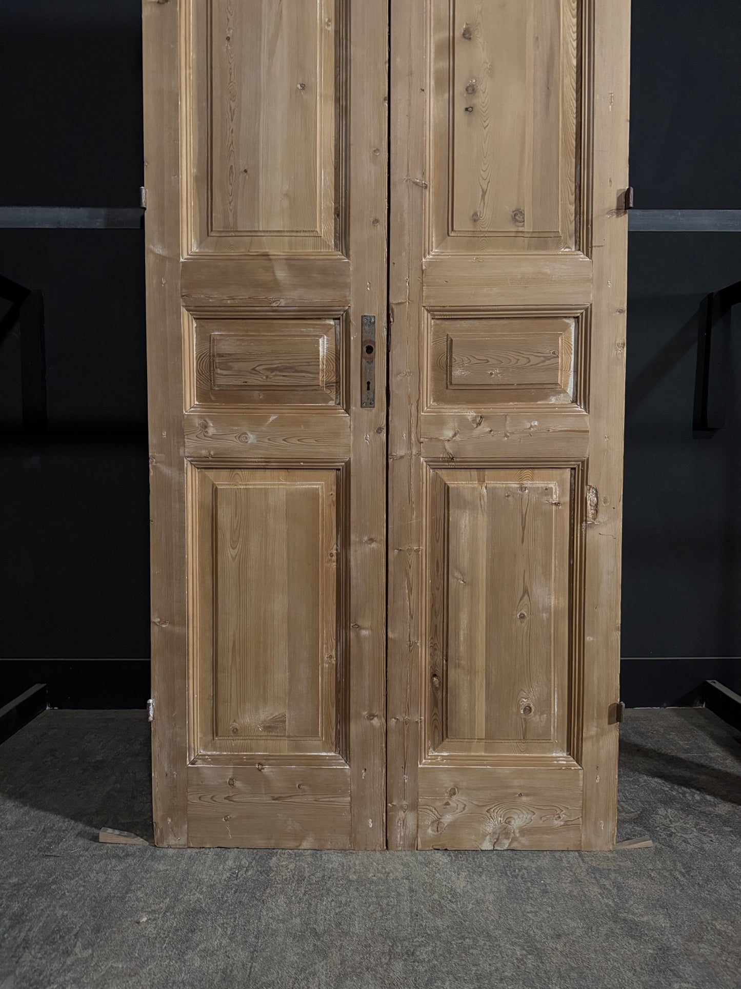 Antique Solid Double Doors - 43.75x110.75 - N323
