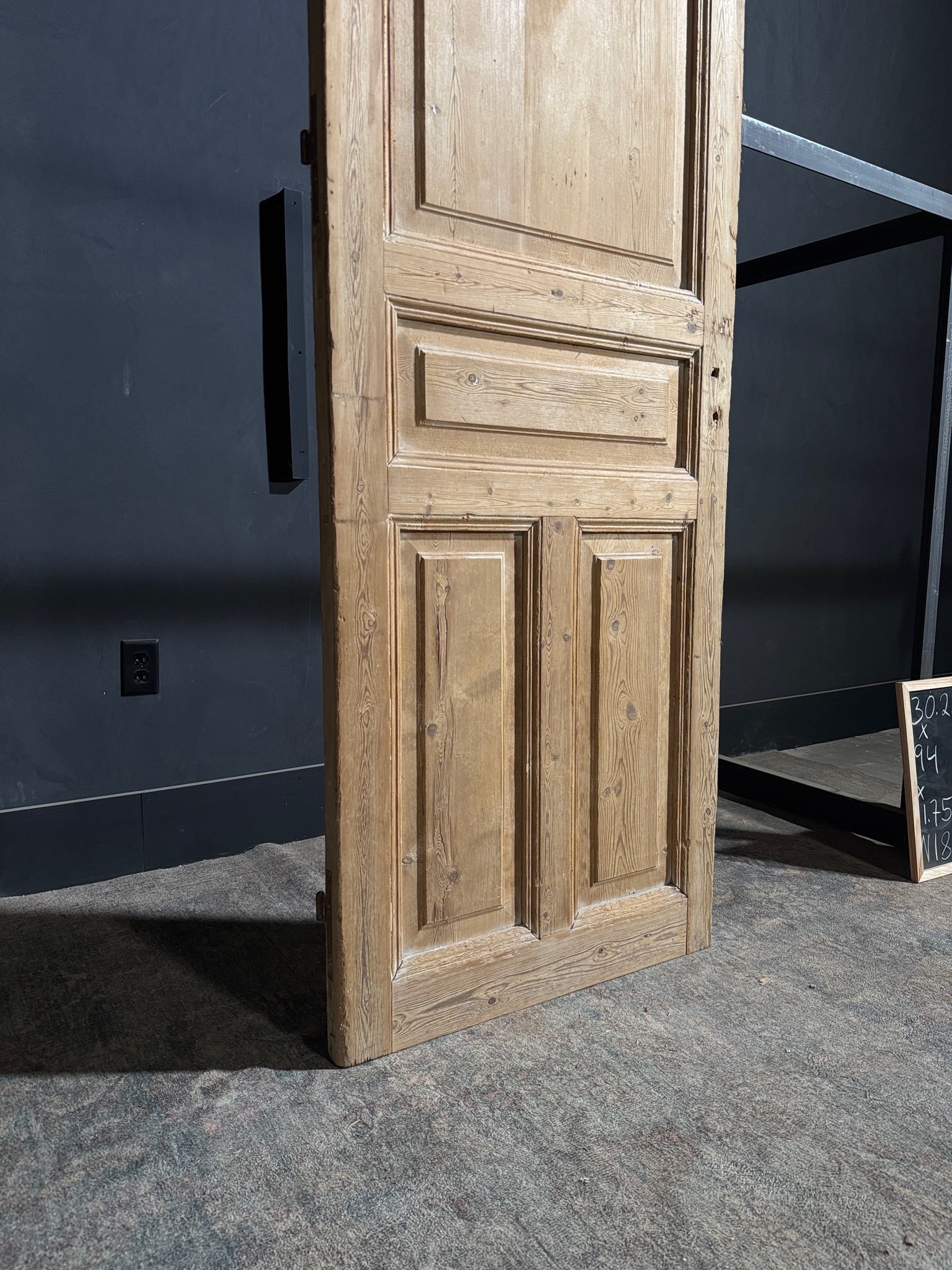 Antique 4 Panel Solid Single Door - 30.25x94 - N180