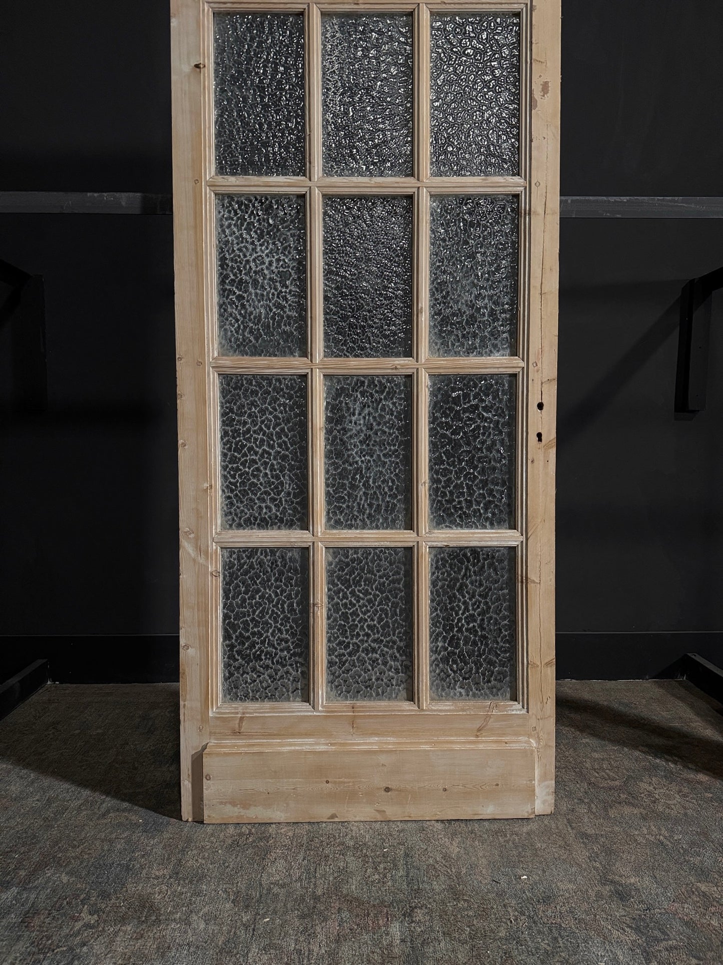 Antique Obscured Glass 15 Lite Single Door - 36.25x97 - N54