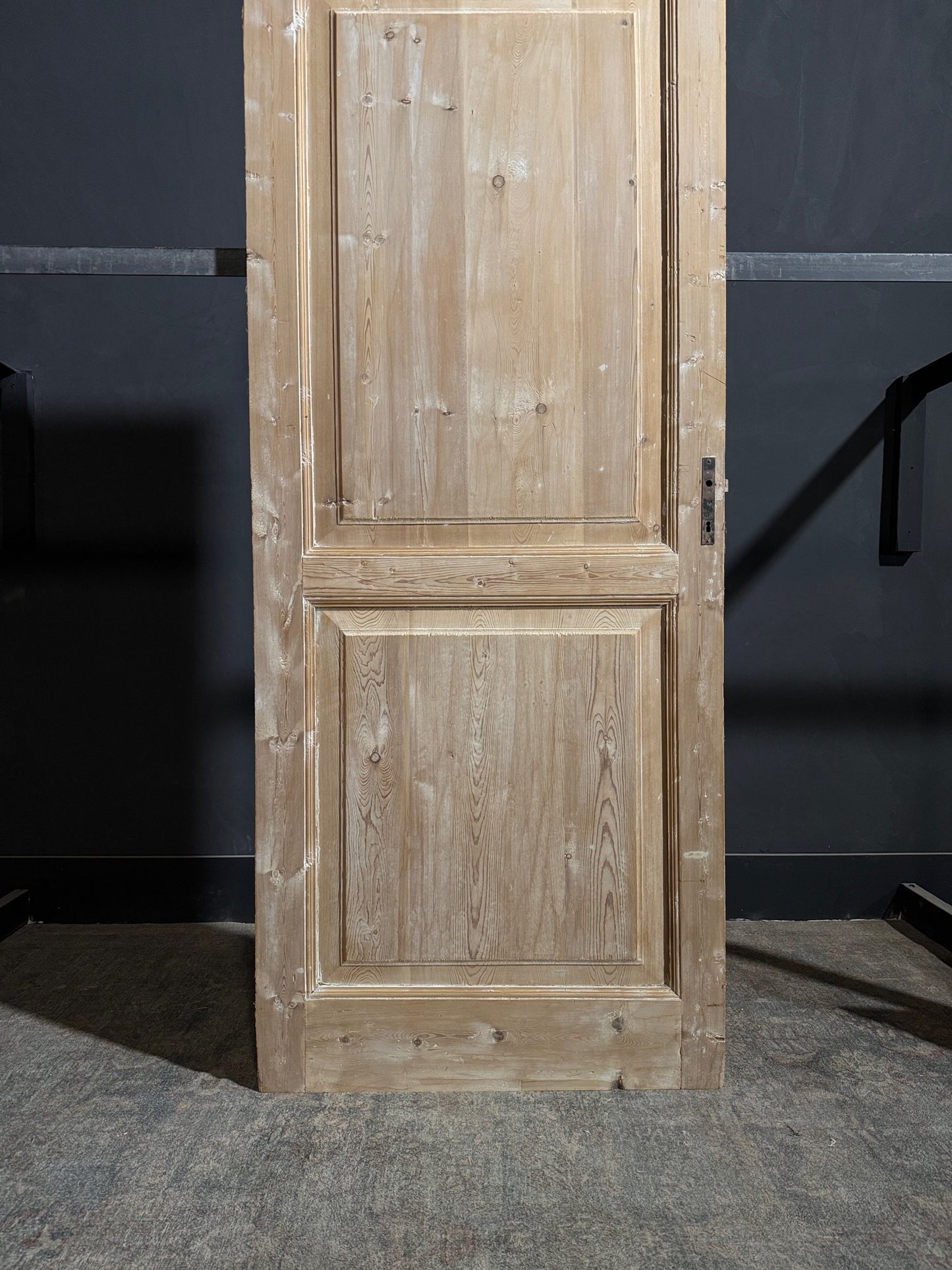 Antique 2 Panel Solid Single Door - 33.5x82 - N236