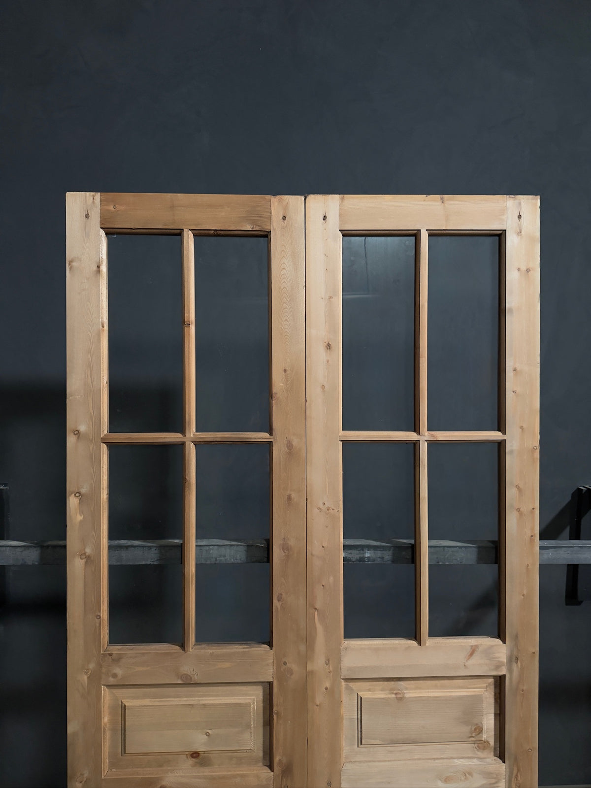 Handcrafted Glass 4 Lite French Doors - 48x96 - N725