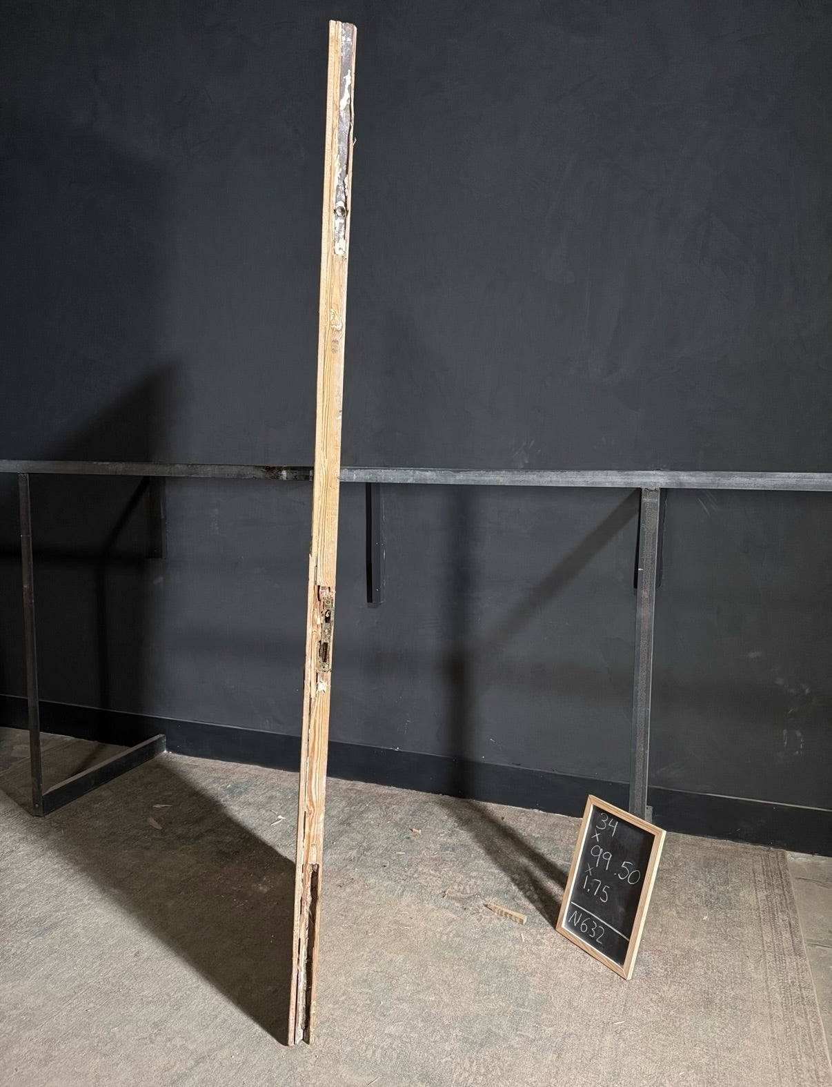 Antique Obscured Glass 18 Lite Single Door - 34x99.5 - N632