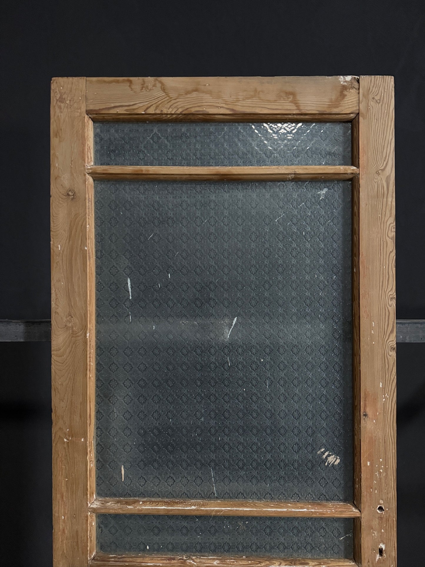 Antique Obscured Glass 2 Lite Single Door - 31.75x82.5 - N400