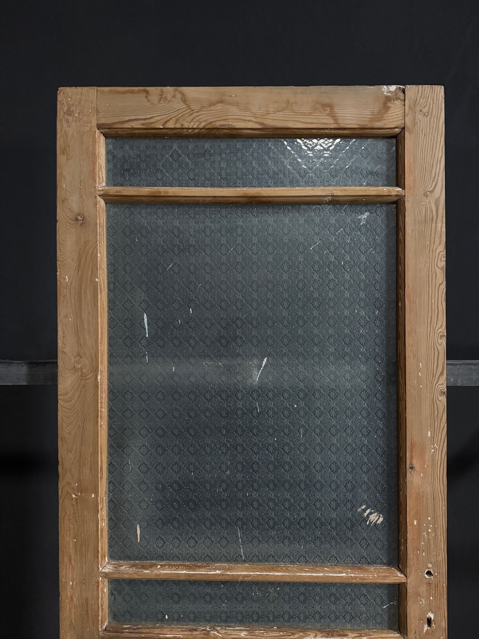 Antique Obscured Glass 2 Lite Single Door - 31.75x82.5 - N400