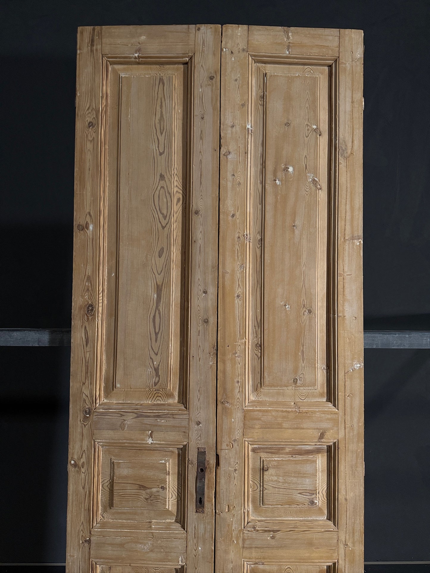 Antique Solid Double Doors - 36x97 - N414