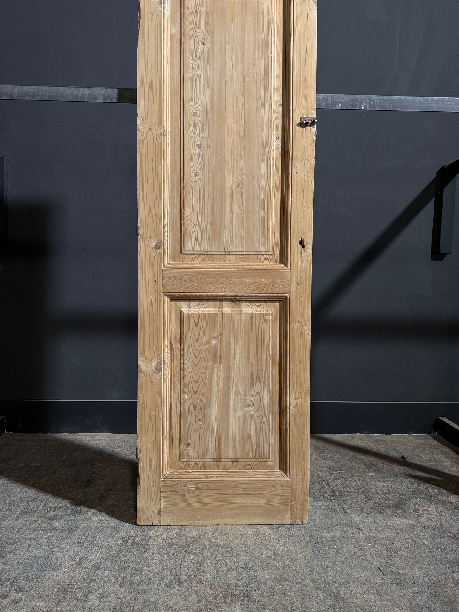 Antique 2 Panel Solid Single Door - 23.75x78 - N249