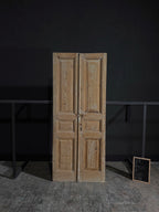 Antique 3 Panel Double Doors - 39x94.25 - N29