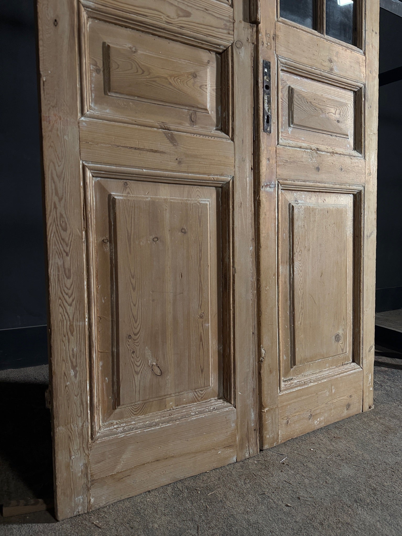 Antique Glass 12 Lite French Doors - 43.5x96.75 - N581