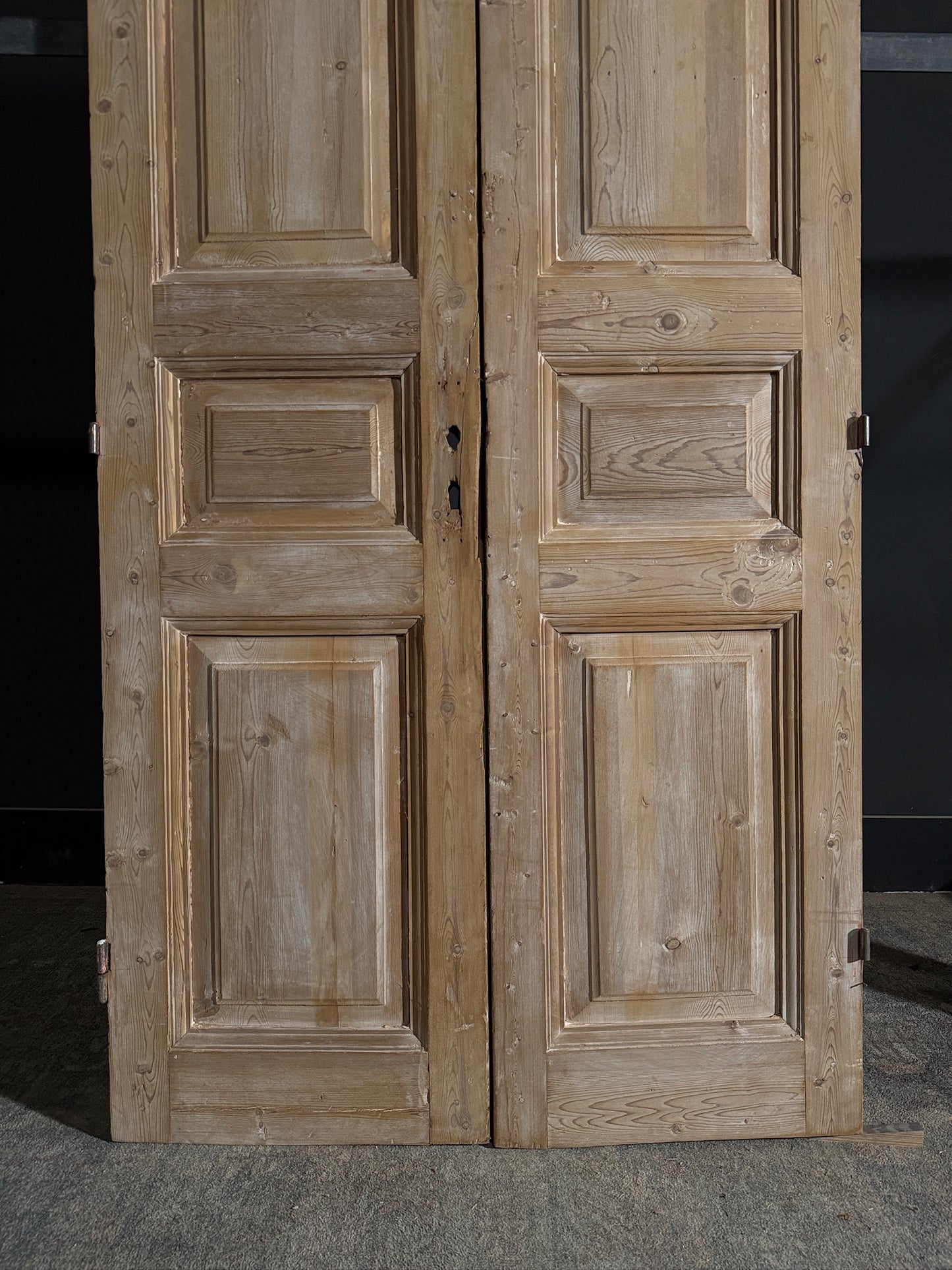Antique Solid Double Doors - 40x93.5 - N456
