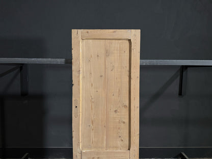 Antique Louvered 2 Panel Single Door - 25.5x70 - N141