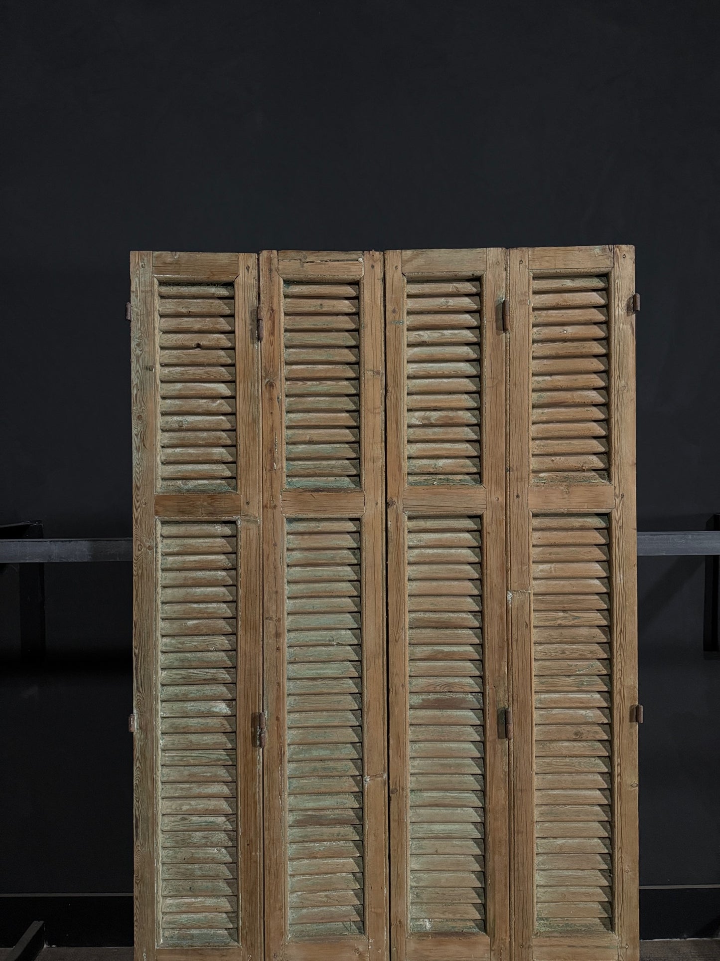 Antique Louvered Bi-Fold Doors - 44x85.5 - N306